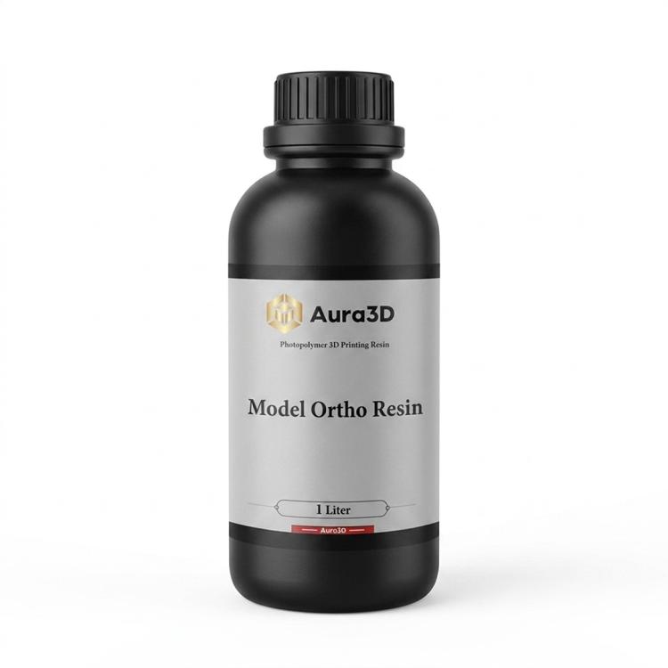 Aura 3D Ortho Model Resin – High-Precision Photopolymer 3D Printing Resin for Orthodontic Models (1L)